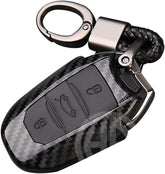 Peugeot 2008 Smart Key Cover in Carbon Fiber Stylish Everyday Accessory